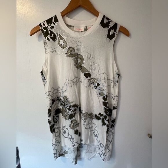 Tops - High Low Sleeves shirt with silver embellishments